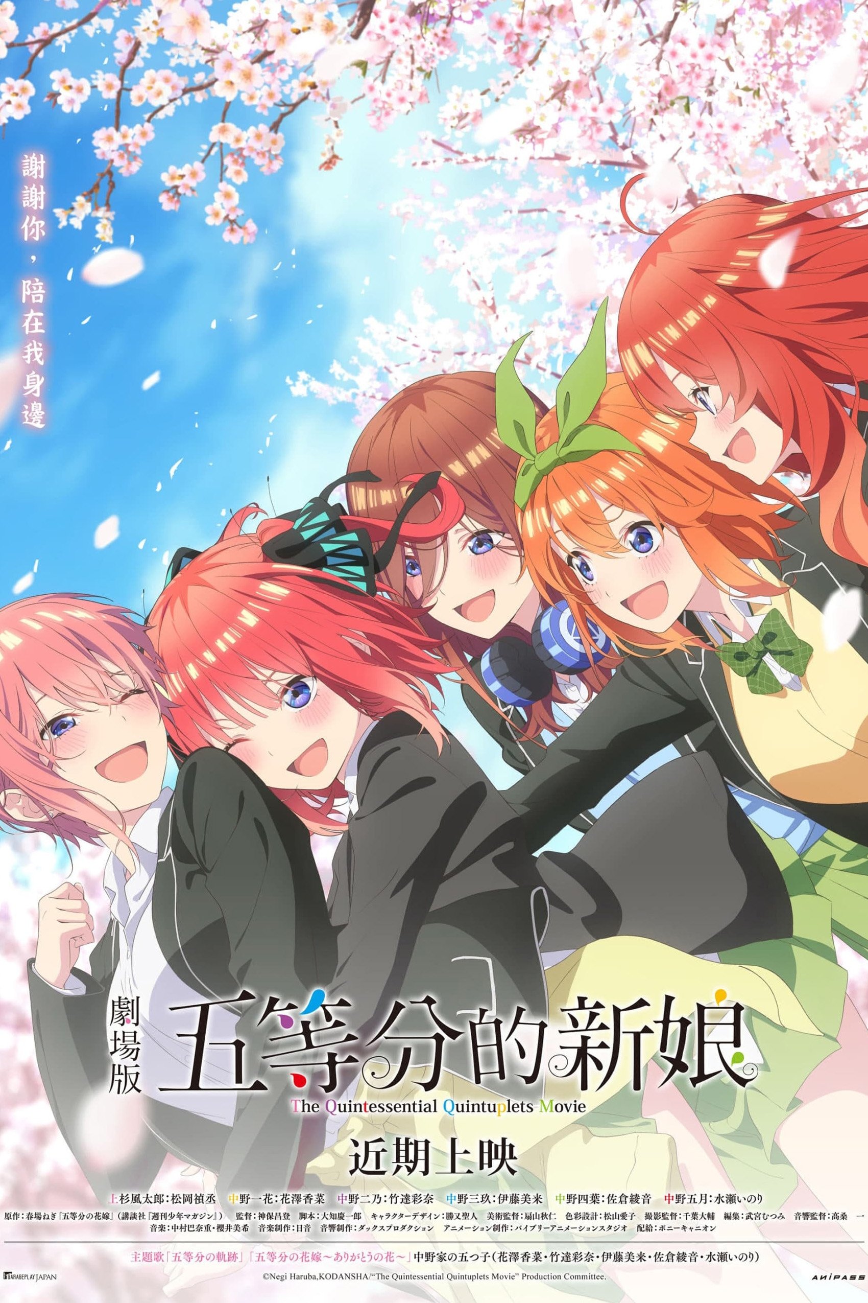 The Quintessential Quintuplets Movie Wallpaper