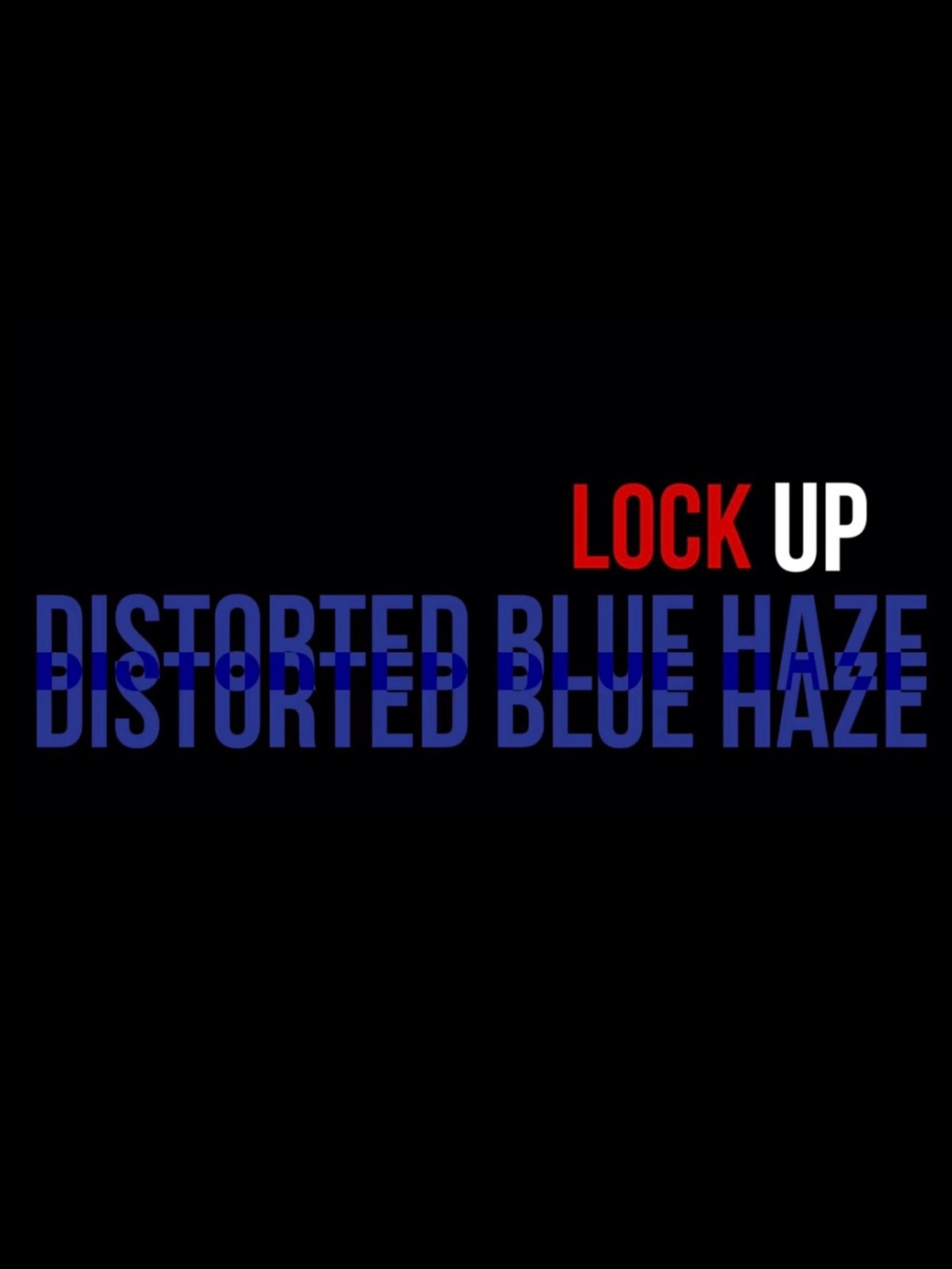 Lock Up: Distorted Blue Haze Wallpaper