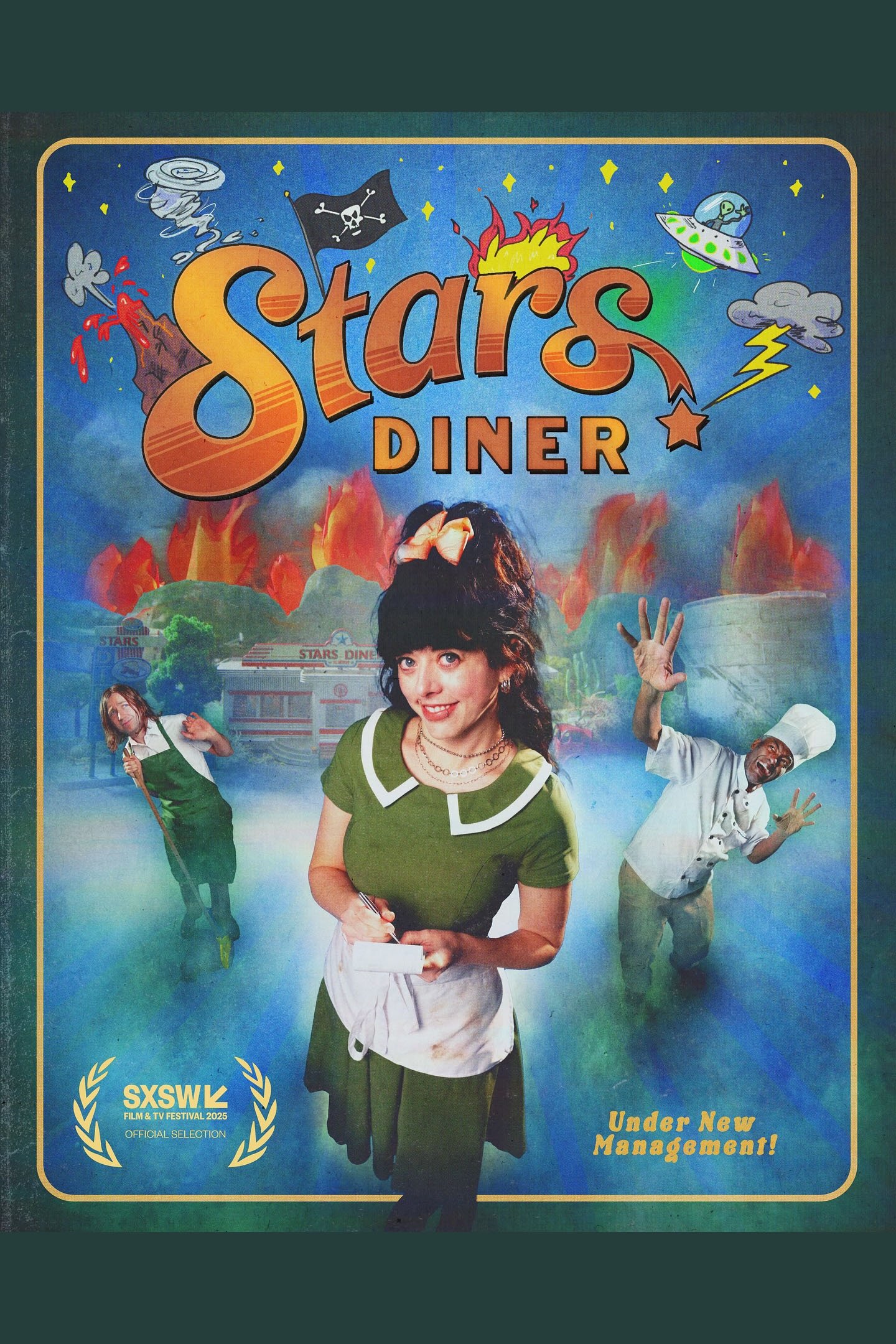 Stars Diner Wallpaper