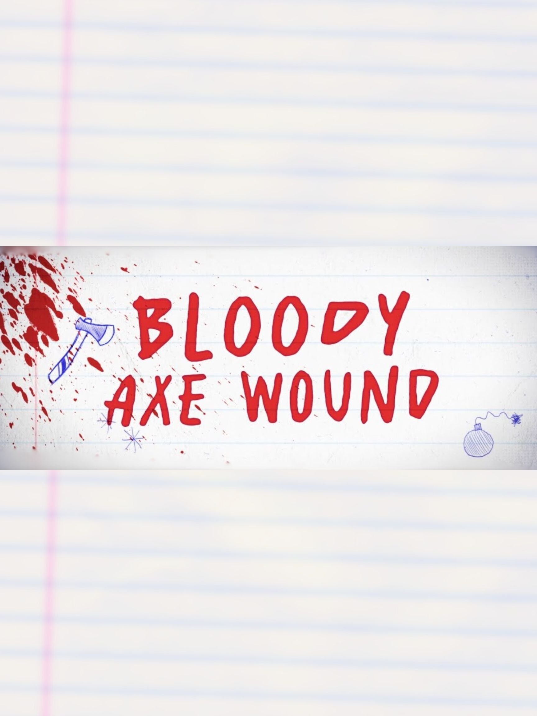 Bloody Axe Wound Wallpaper