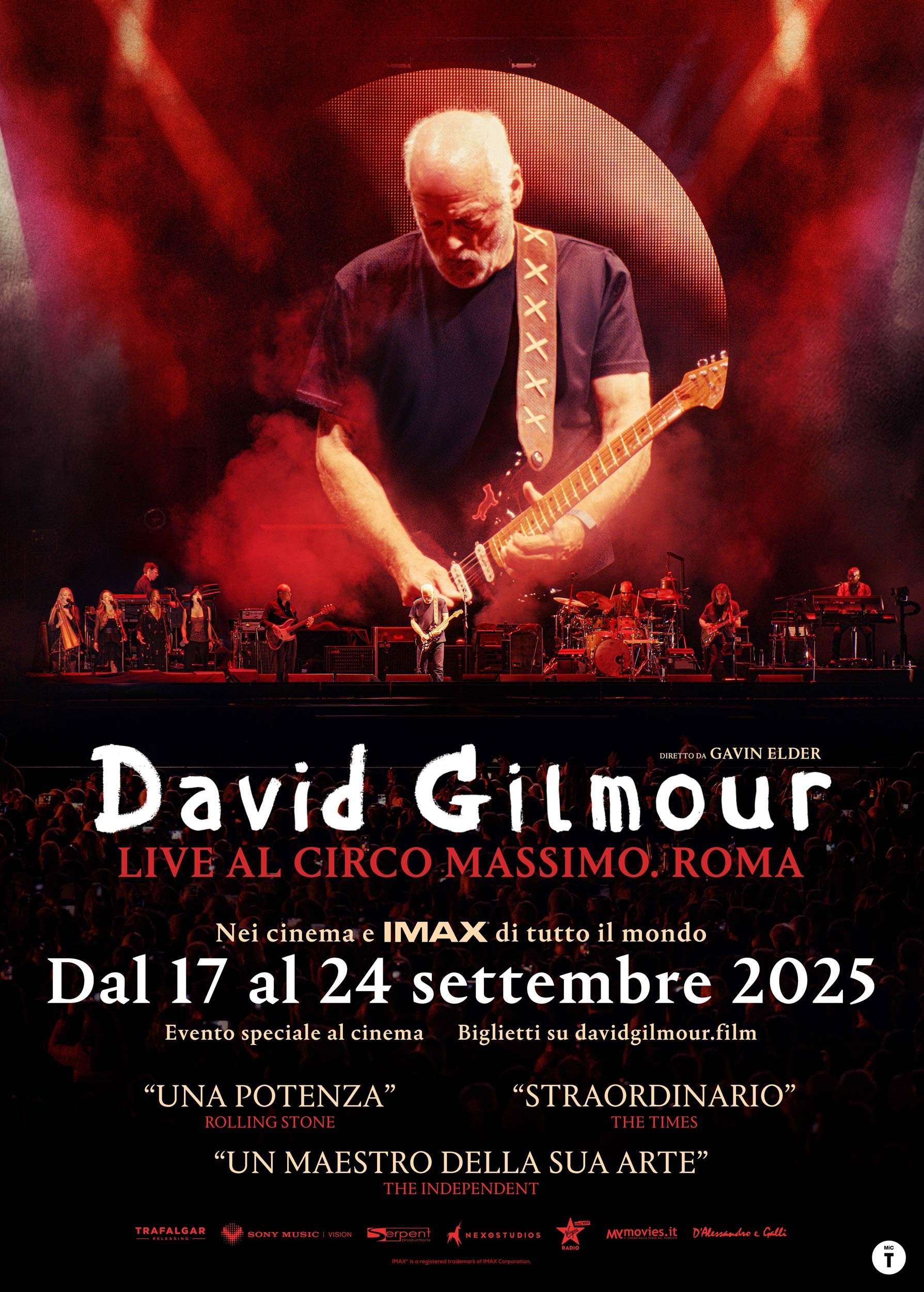 David Gilmour Live at the Circus Maximus, Rome Wallpaper