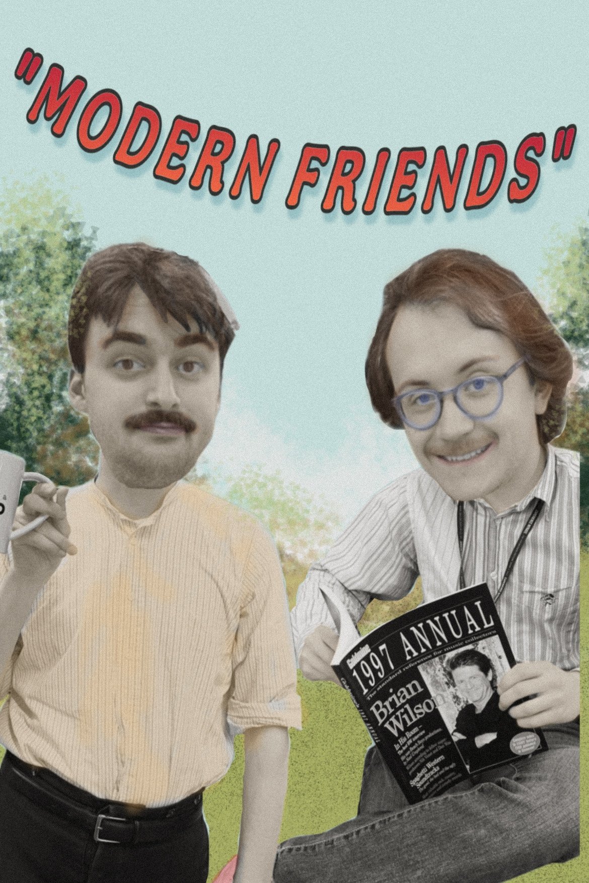 Modern Friends Wallpaper